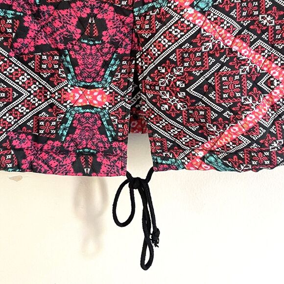 MINKPINK Colorful Quilted Jacket Size S Mid Length Coat Faux Fur Hooded Casual - Picture 12 of 15